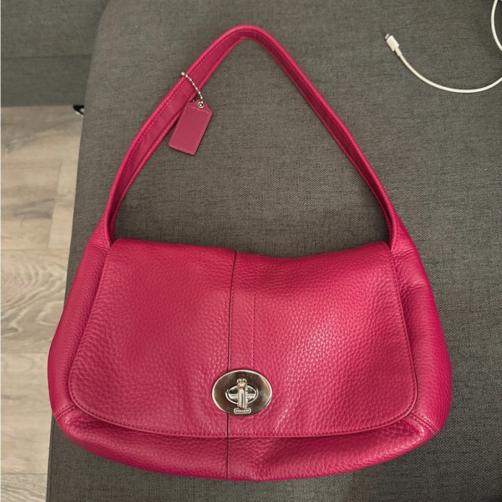 Vintage Coach Plaid Bag